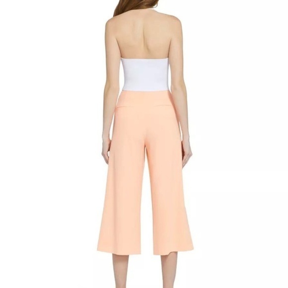 alice + olivia wide leg pants in light peach Size 2 - Picture 2 of 6